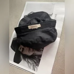 Burberry Edith Check Super Exploded Needle Peak Black/Gray Wool Hat Size S Burberry | Accessories | Burberry Edith Check Super Exploded  main image 3